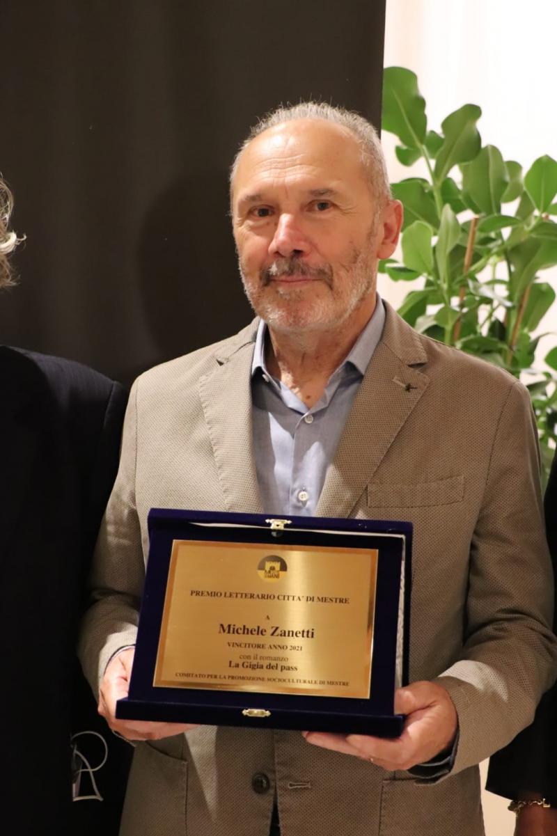 Michele Zanetti vincitore del premio letterario Citt di Mestre